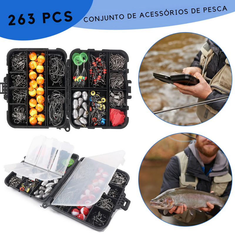 Mini Caixa Pescador com 263pçs