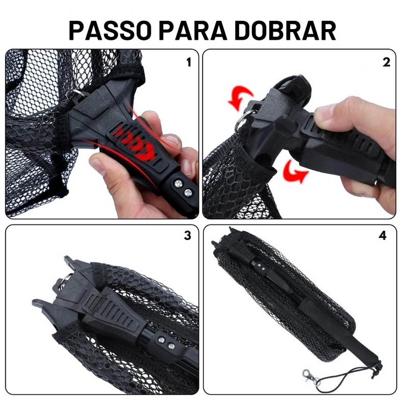 Passaguá Dobravel - 75cm - Vermelho/Preto